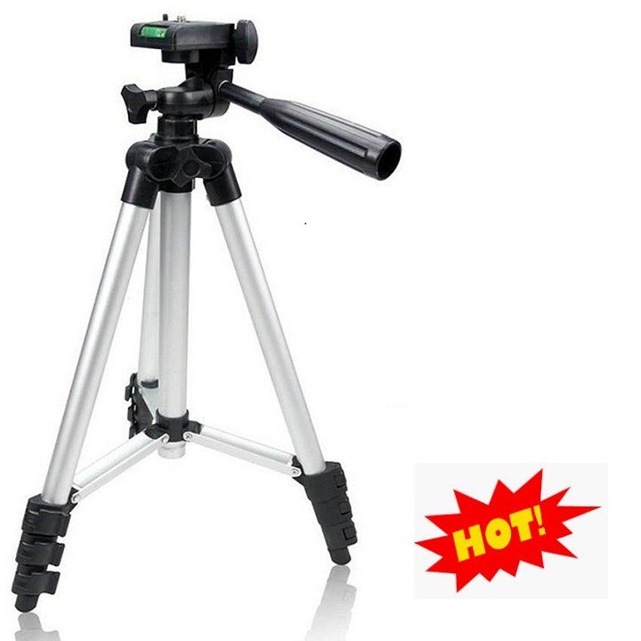 Gậy Tripod 3110A - Chân Đỡ Máy Ảnh Du Lịch - Có Kẹp Điện Thoại