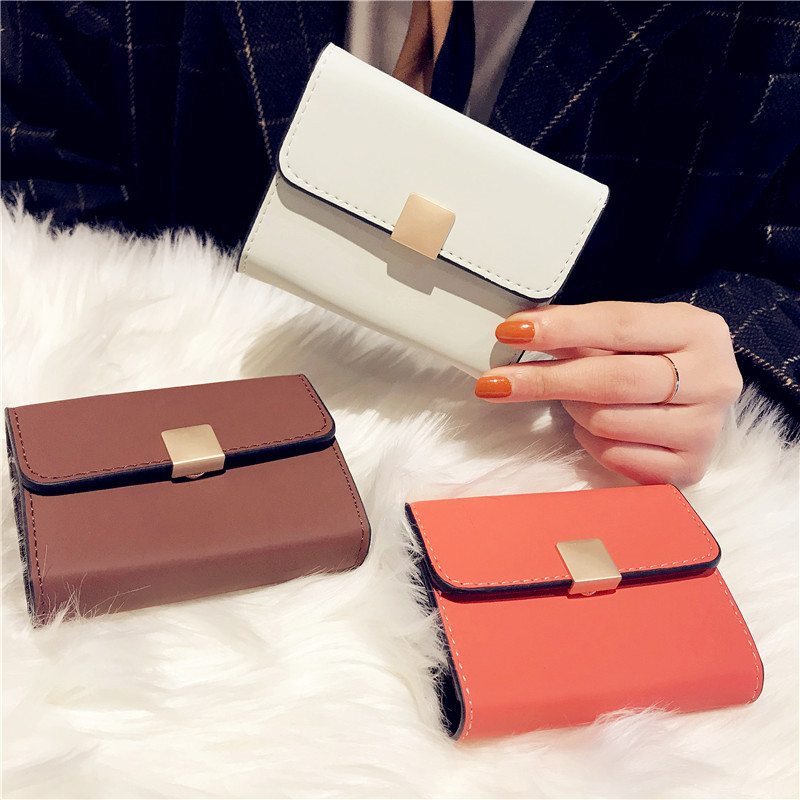 Ví Da Pu Đựng Thẻ Thời Trang Sang Trọng