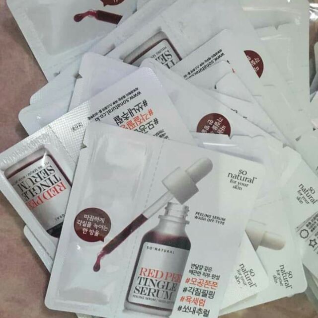 Mẫu thử 2,5ml red peel tinger serum