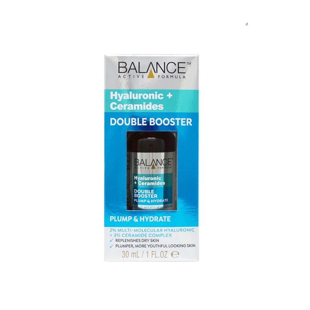 Tinh Chất Balance Active Hyaluronic &amp; Ceramides Double Booster 30ml