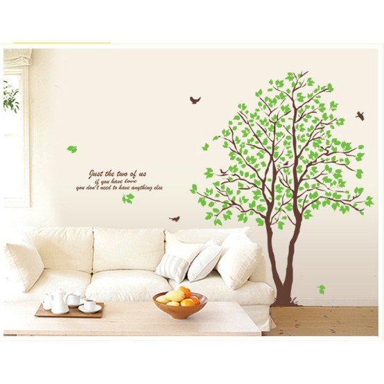 Decal trang trí Cây xanh ( làm được nhiều mẫu )