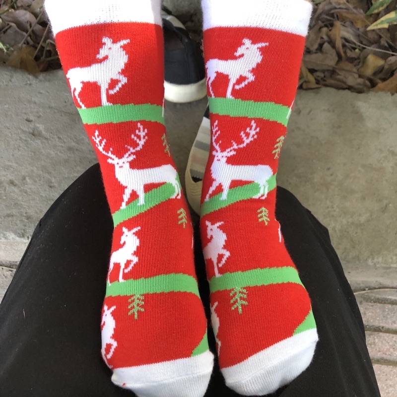 Tất len cao cổ Noel giáng sinh cho bé 2-10 tuổi