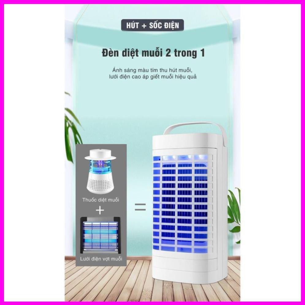 💖100% CHÍNH HÃNG💖 Đèn Bắt Muỗi Tích 4 Bóng Đèn Thu Hút Muỗi, Hoạt Động Hiệu Quả 50-60m2