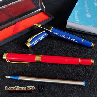 Bút Kí Cao Cấp, Bút kim loại Luuniem24, Bút khắc Theo Yêu Cầu, tặng hộp mica + 1 ngòi bút
