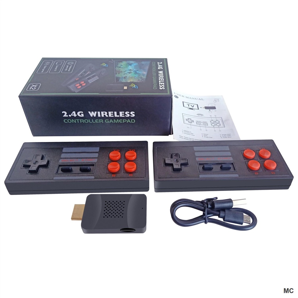 Máy Chơi Game Cầm Tay Không Dây 16bit HDMI SNES NES 2000 + Super Nintendo