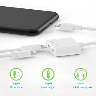 2 in1 Charging Audio Adapter Cable Converter for iPhone 7 8 Plus X  ISO10.3