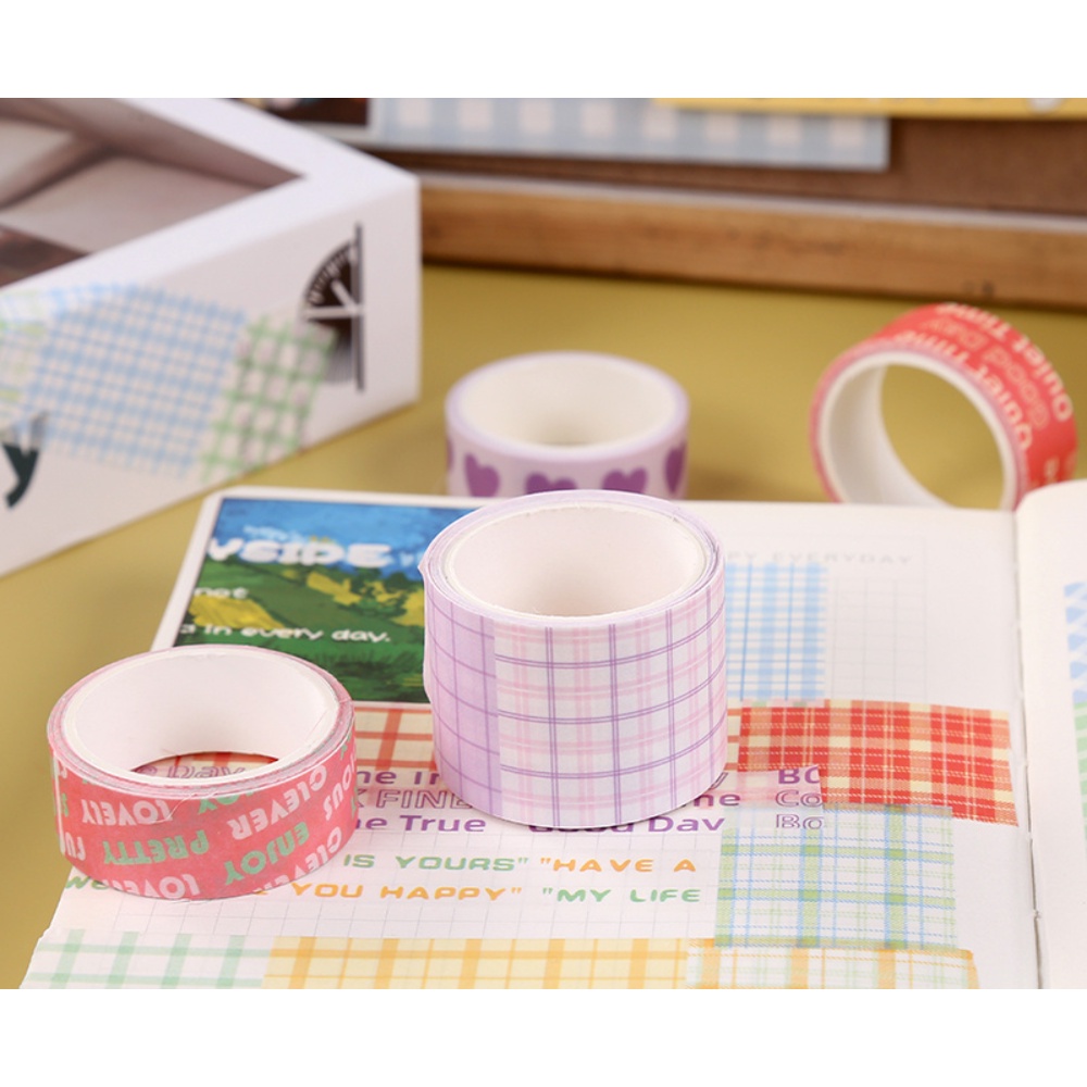 Washi tape set 3 cuộn trang trí sổ tay WS01 - Băng keo họa tiết trái cây dễ thương