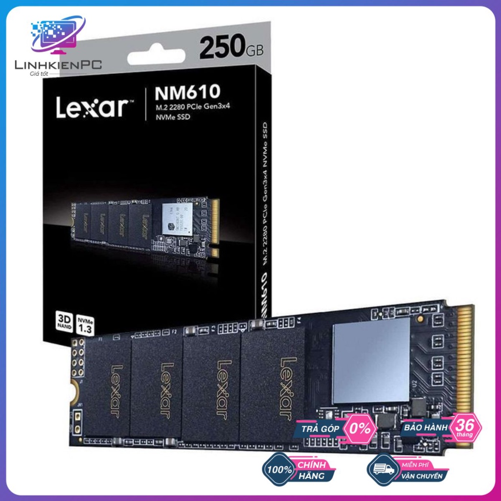 Ổ Cứng SSD LEXAR M2 2280 NVME 250GB LNM610 250RB - linhkienpcgiatot