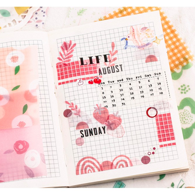 SET GIẤY NỀN VUÔNG TRANG TRÍ SCRAPBOOK/PLANNER