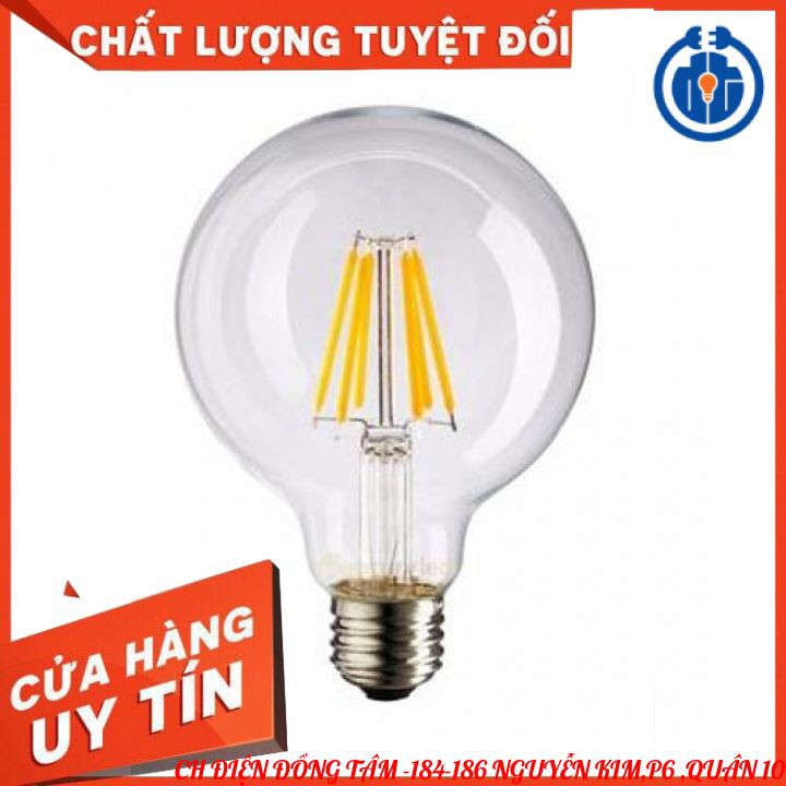 ⚡GIAO HỎA TỐC⚡ Bóng đèn led edison DSY G95 tròn 4W (lớn) - Đèn led trang trí - Đèn quang học.