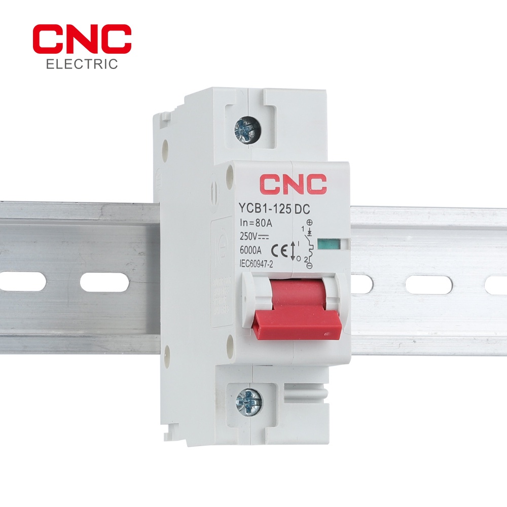 Cnc Bộ Ngắt Mạch ycb1-125dc 1p Cb 27mm 80a / 100a / 125a 6000ka