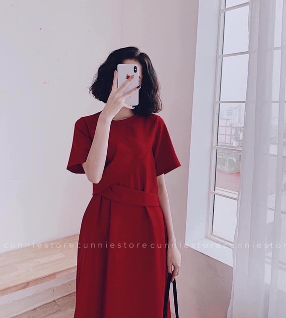 VÁY SUÔNG TRƠN NƠ EO