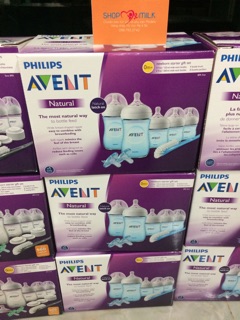 Bình Sữa AVENT Natural 125ml - 260ml (Gift Set 5 bình)
