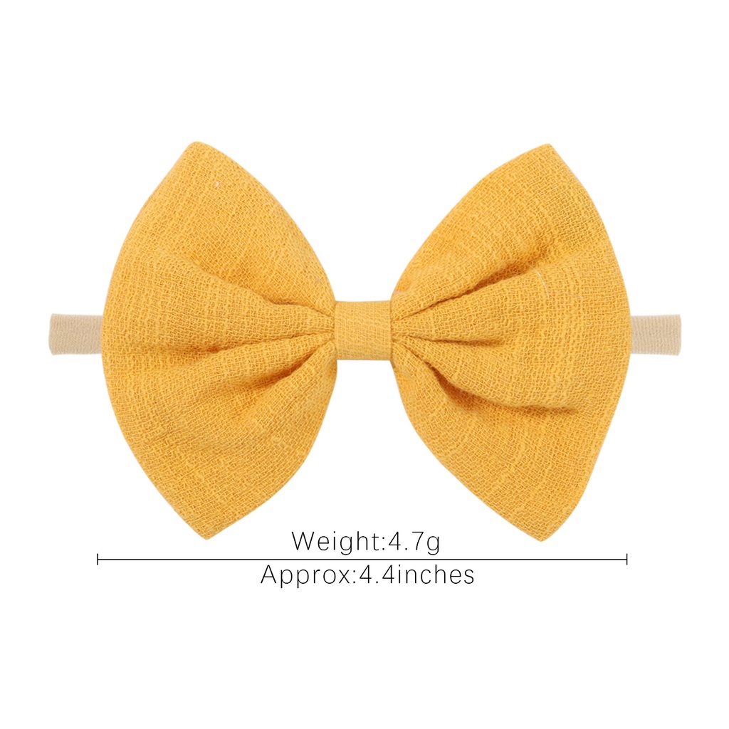 Set 4 băng đô nơ KIDSBOWS nhiều màu sắc dễ thương thời trang dành cho bé gái