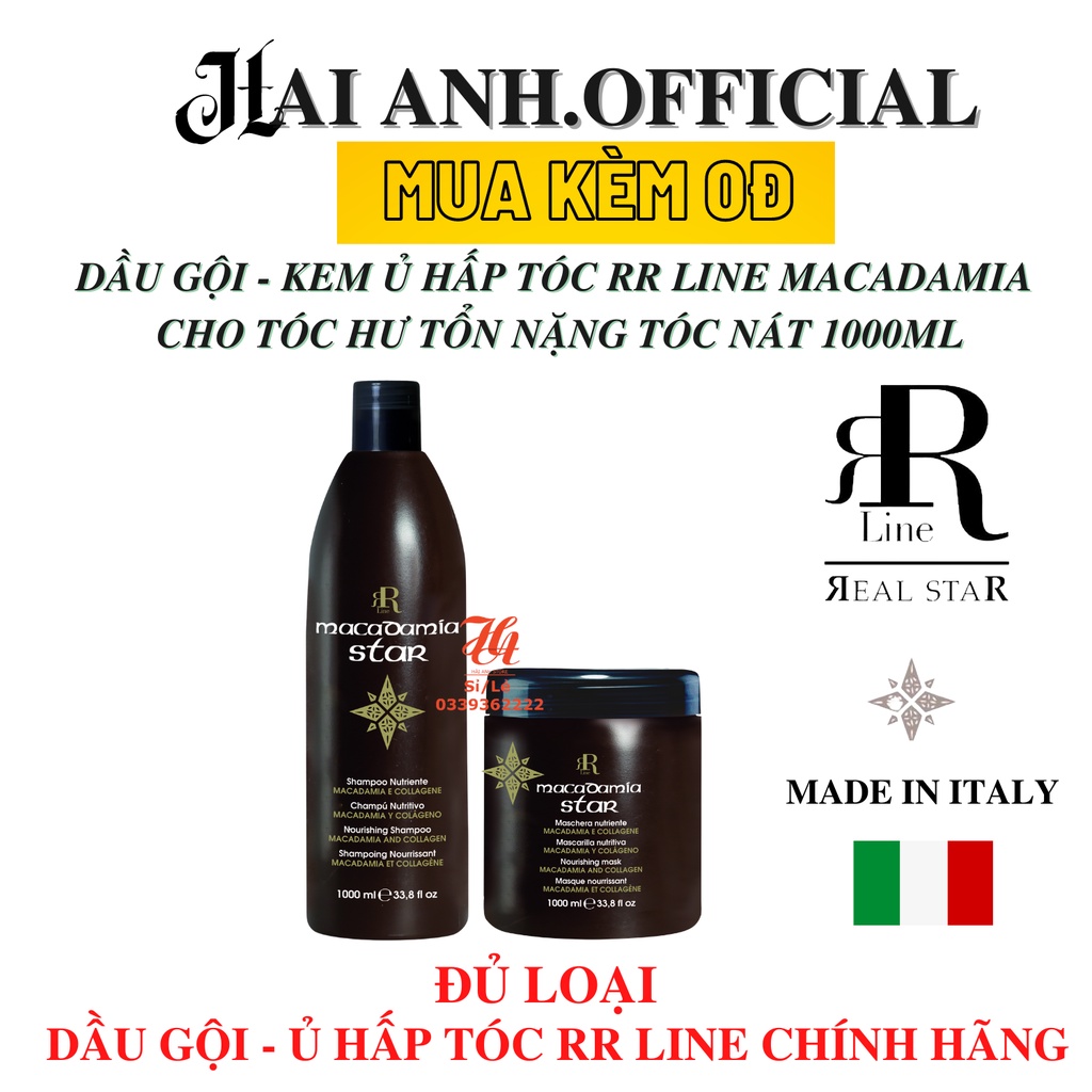 [ RR LINE ] Dầu Gội Dầu Xả Dưỡng Tóc ĐỦ LOẠI Mềm Mượt,Phục Hồi,Dưỡng Ẩm,Khô Sơ,Kiềm Dầu - Giảm Gãy Rụng