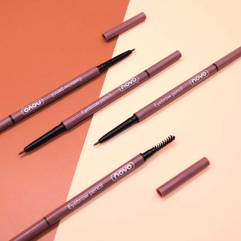 Chì Mày 2 Đầu Nét Mảnh NOVO Simplicty Flexible Eyebrow Pen Nội Địa Trung