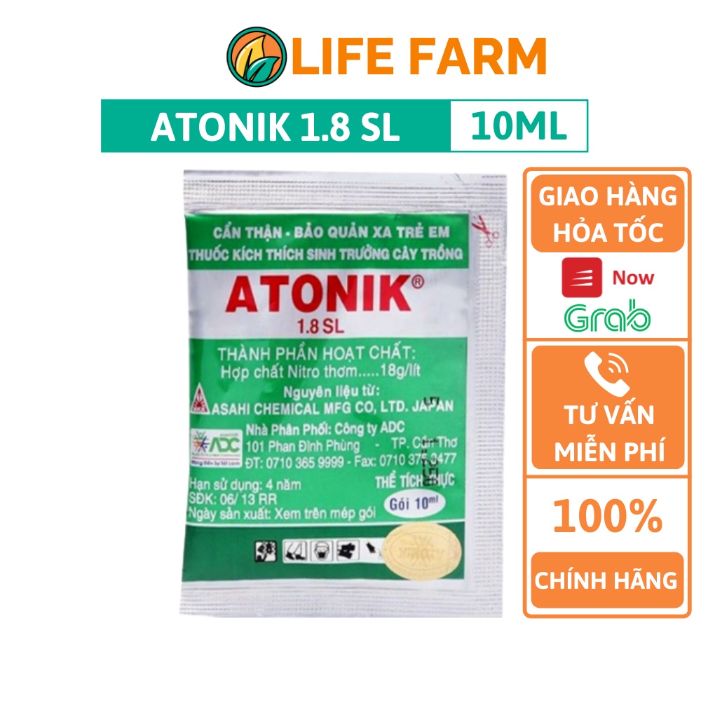 ATONIK 1.8SL Kích Thích Cây Sinh Trưởng Phát Triển - Gói 10ml (GAT-001).