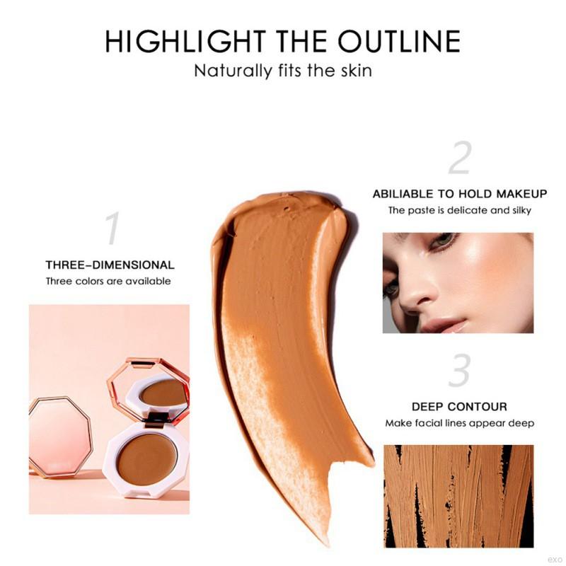 [Hàng mới về] Kem tạo khối và bronzer QIBESTPU có 3 màu tông lì lâu trôi | BigBuy360 - bigbuy360.vn