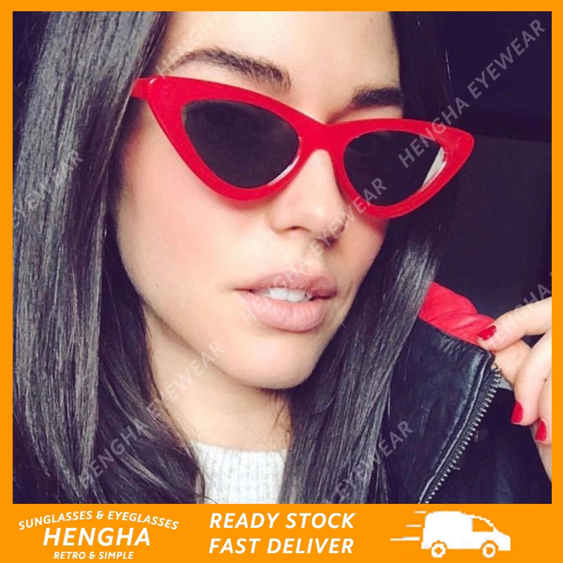 Kính Mát Hình Mắt Mèo Phong Cách Hàn Quốc Cho Nữ