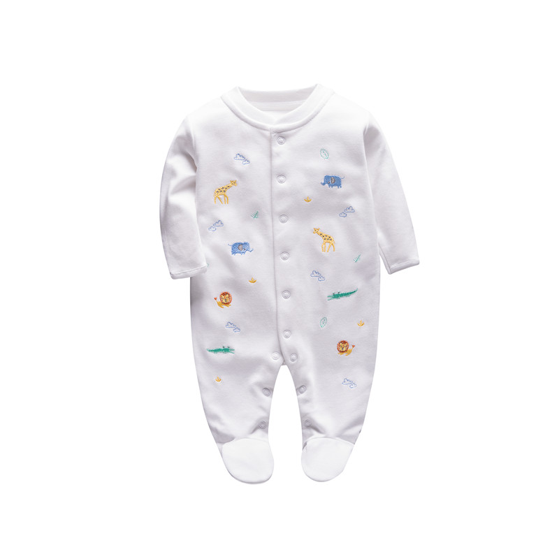 Bộ cotton giấy dài tay cho bé sơ sinh 3-15kg cúc giữa Body dài tay liền thân, bodysuit dài tay cotton cho bé trai và bé gái sơ sinh từ