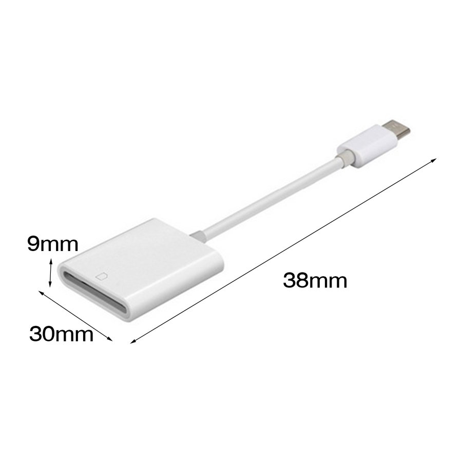 USB-C USB3.1 TYPE-C to SD card reader with line read SD card reader