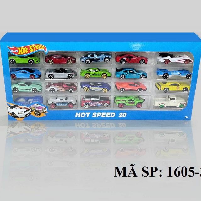 Hộp 20 xe sắt hotspeed 300k