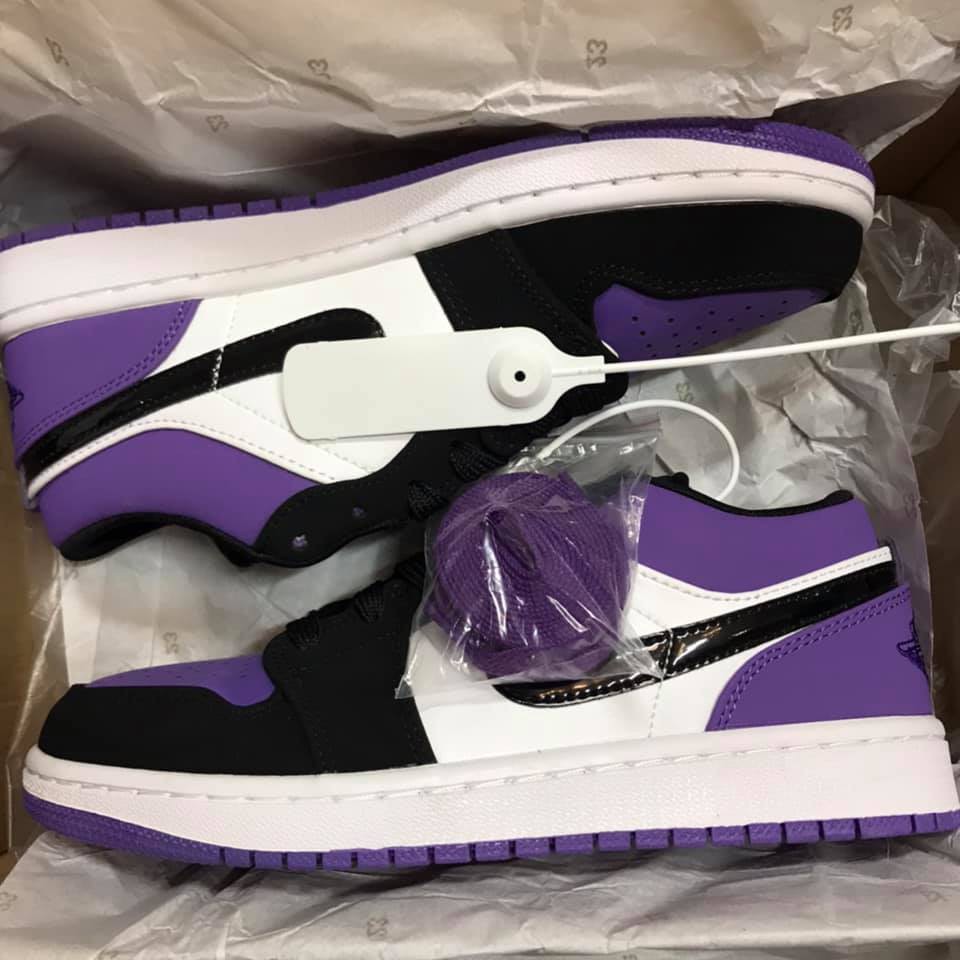 [KELLY SNEAKERS] JORDAN 1 LOW COURT PURPLE