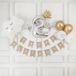set bóng trang trí sinh nhật