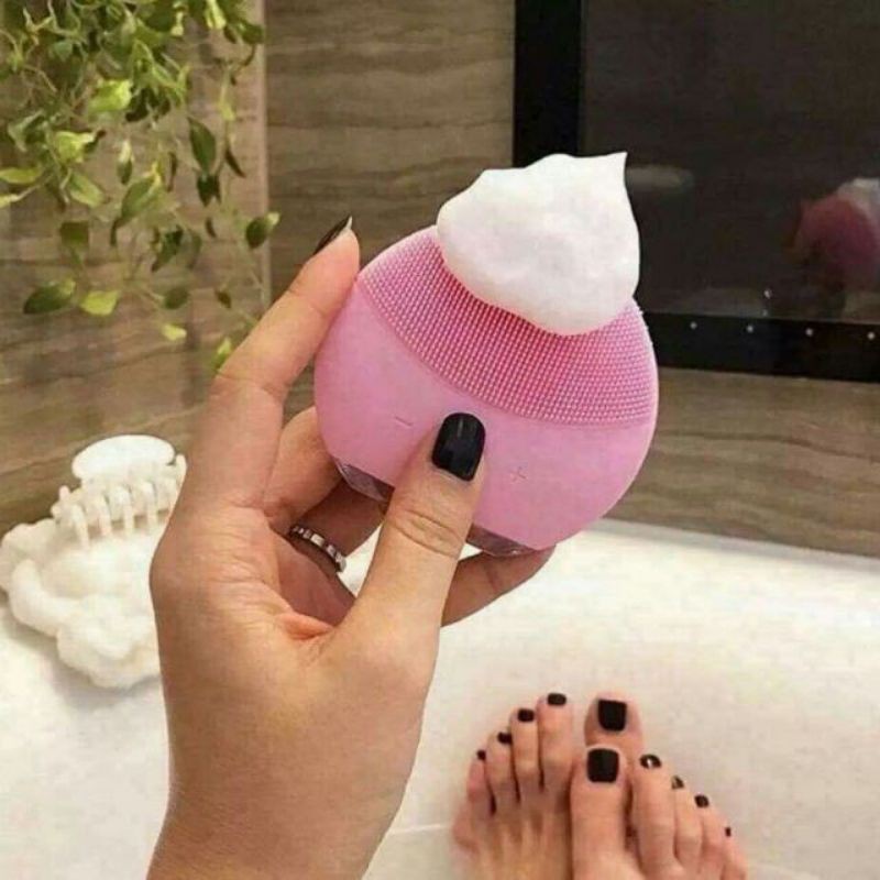Máy rửa mặt Mini Silicon -Siêu sạch massage da mặt tiện lợi-dễ dùng | BigBuy360 - bigbuy360.vn