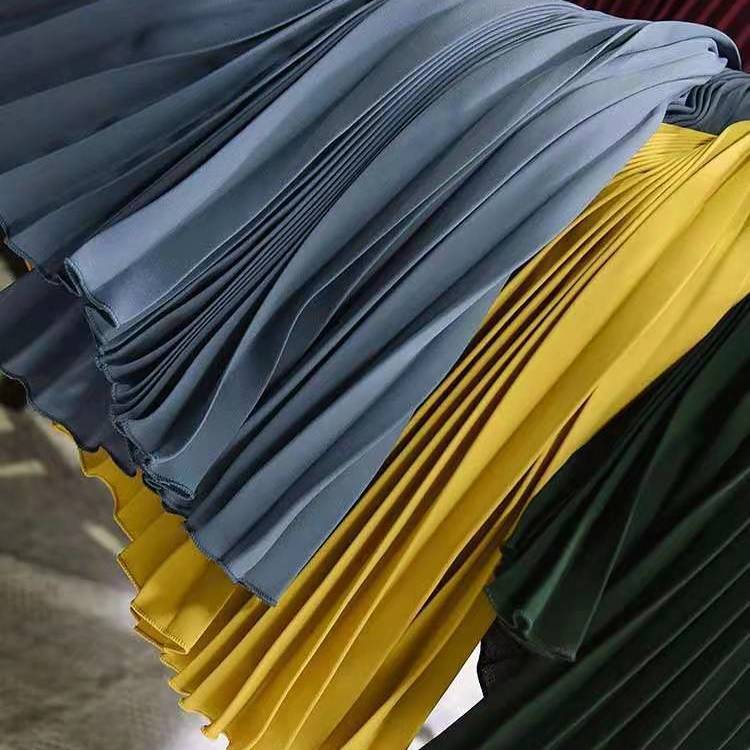 Chân Váy Chiffon Dài 90cm Xếp Ly Thời Trang Nữ Tính