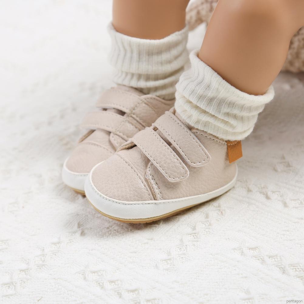Giày tập đi đế mềm chống trượt dễ thương nhiều màu tùy chọn cho bé 0-18 tháng tuổi