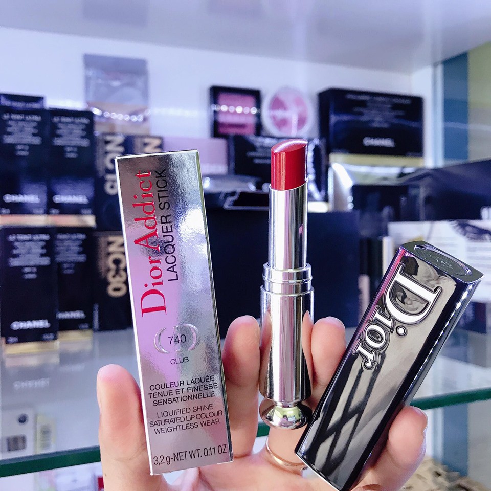 Son dưỡng Dior Addict Lacquer Stick, Son dưỡng môi Dior có màu full size 3.5g, Tiệm Son Ruby