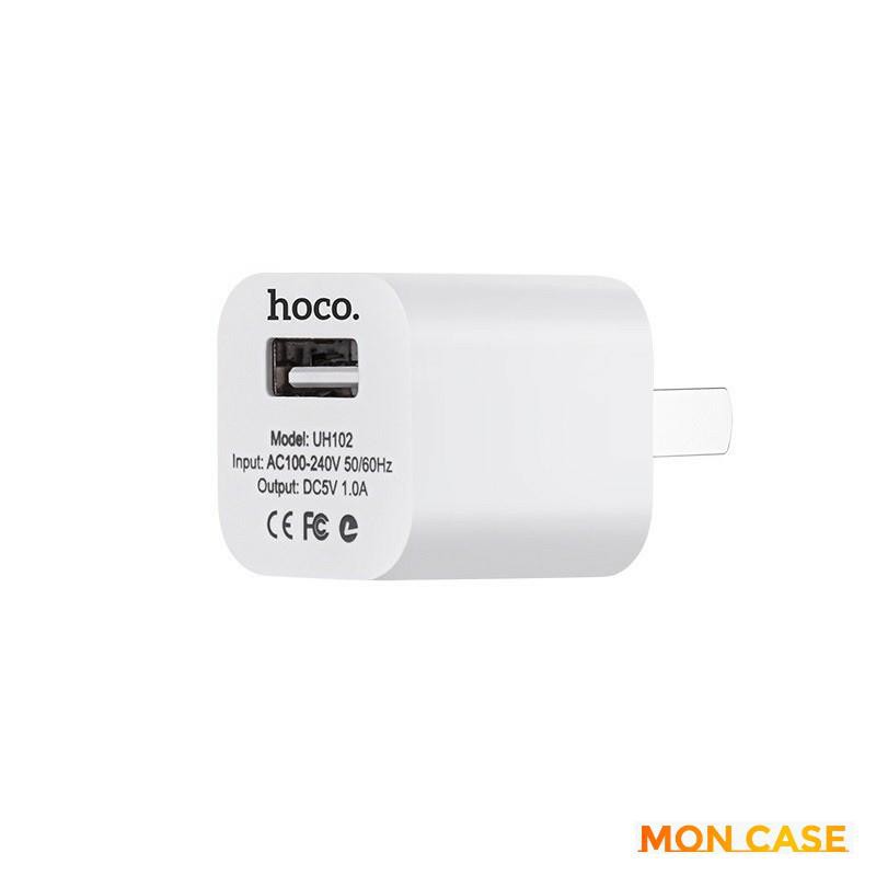 Củ sạc Hoco UH102 ✓ Chính Hãng Cao Cấp ✓ Cốc Sạc hỗ trợ sạc nhanh - 5V / 1A