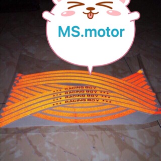 🔥TEM CHỈ VÀNH PHẢN QUANG💥RACING BOY (1 BỘ ĐỦ 2 BÁNH)