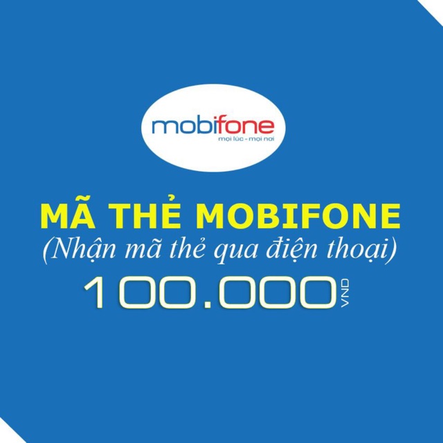 Thẻ mobifone 100