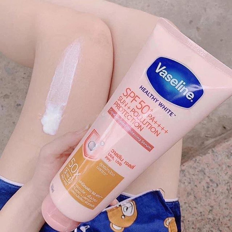 Dưỡng thể Vaseline 50x SPF 50++ 320ml thái lan