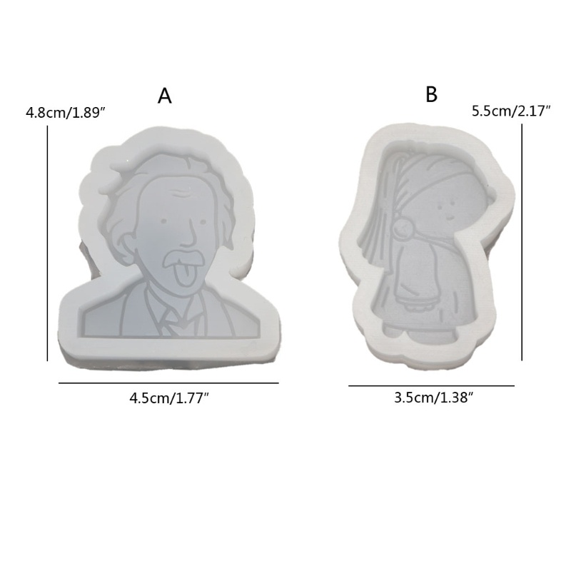 Khuôn Silicone Đổ Epoxy / Resin Làm Đồ Trang Trí Thủ Công DIY