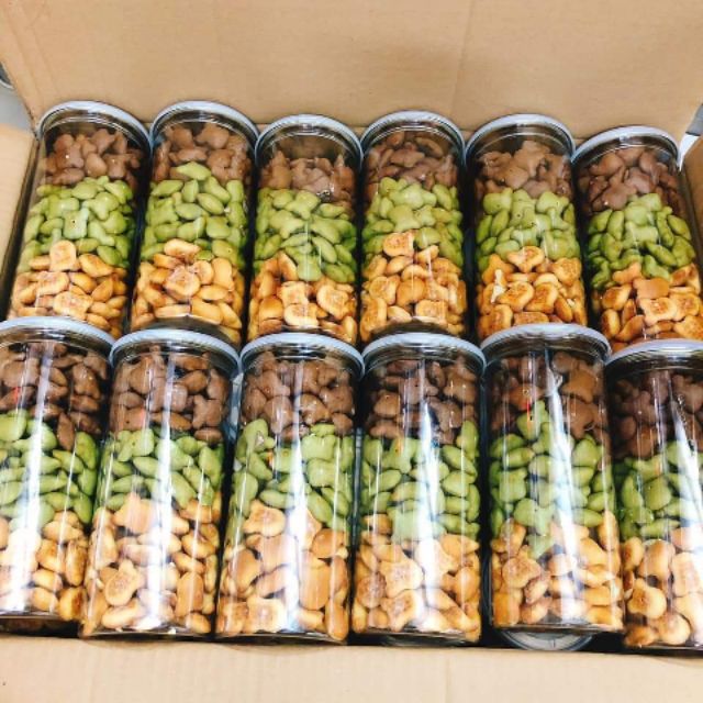1KG BÁNH GẤU MIX 3 VỊ BÁNH GẤU LIÊN HƯNG
