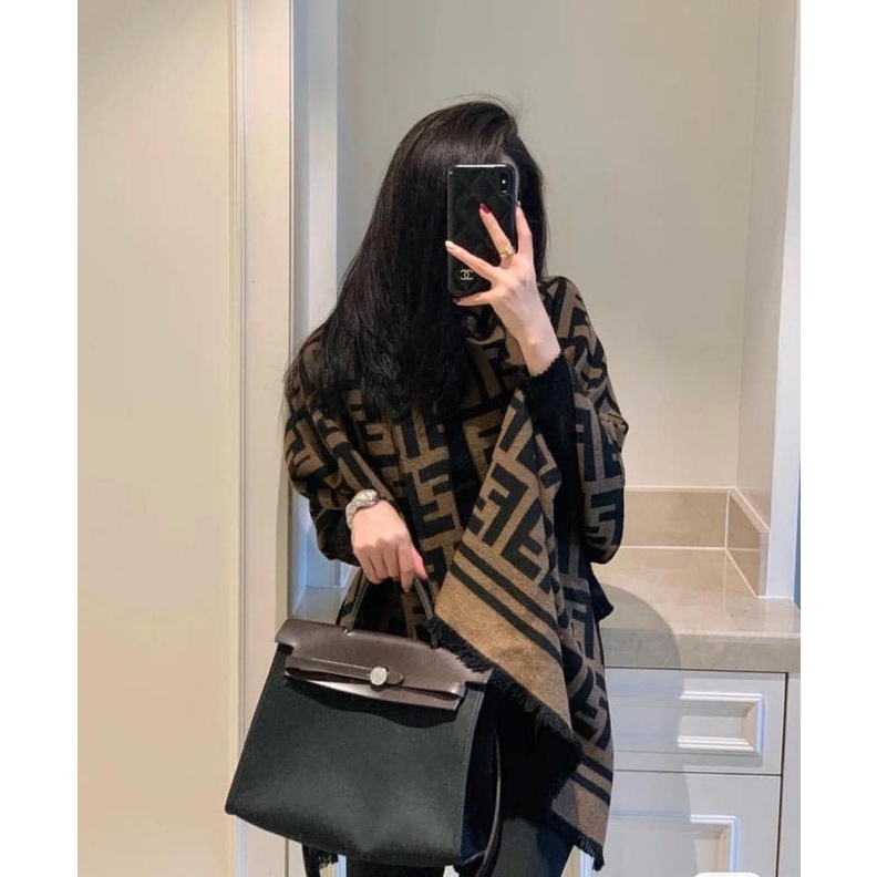 Khăn Fendi ❤️ FREESHIP❤️ Khăn choàng cổ len Fendi cao cấp