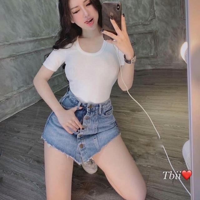 ÁO THUN BODY KHOÉT CỔ