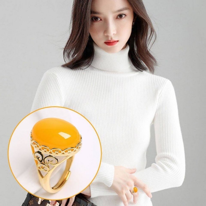 Nhẫn Đính Ngọc Lục Bảo Nhân Tạo Thiết Kế Đơn Giản Thời Trang Cho Nữ