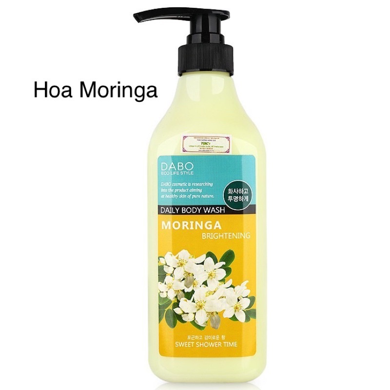 Sữa Tắm Sáng Mịn Da Dabo Daily Body Wash 750ml Chính Hãng