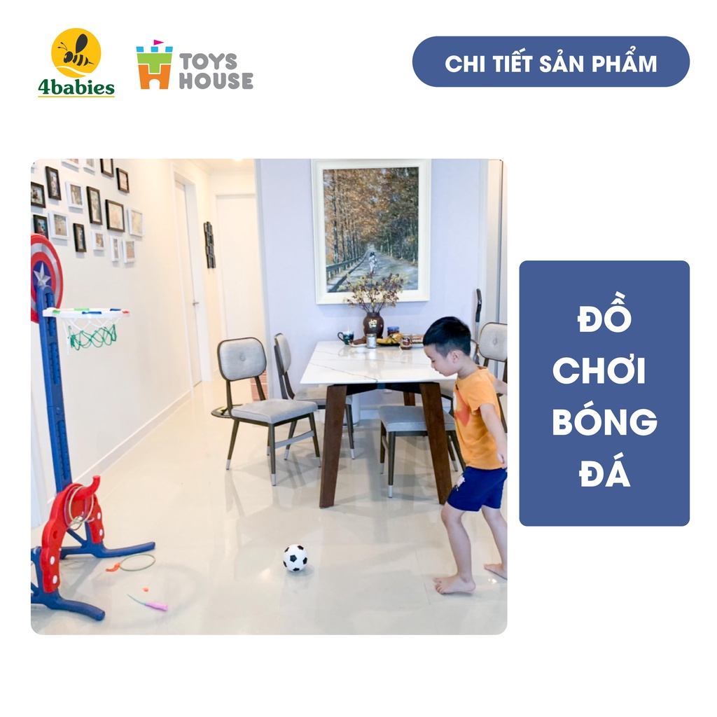 Bộ đồ chơi thể thao đa năng cho bé: Bóng đá, ném vòng, bóng rổ Toys House WM19041, hàng chính hãng cao cấp