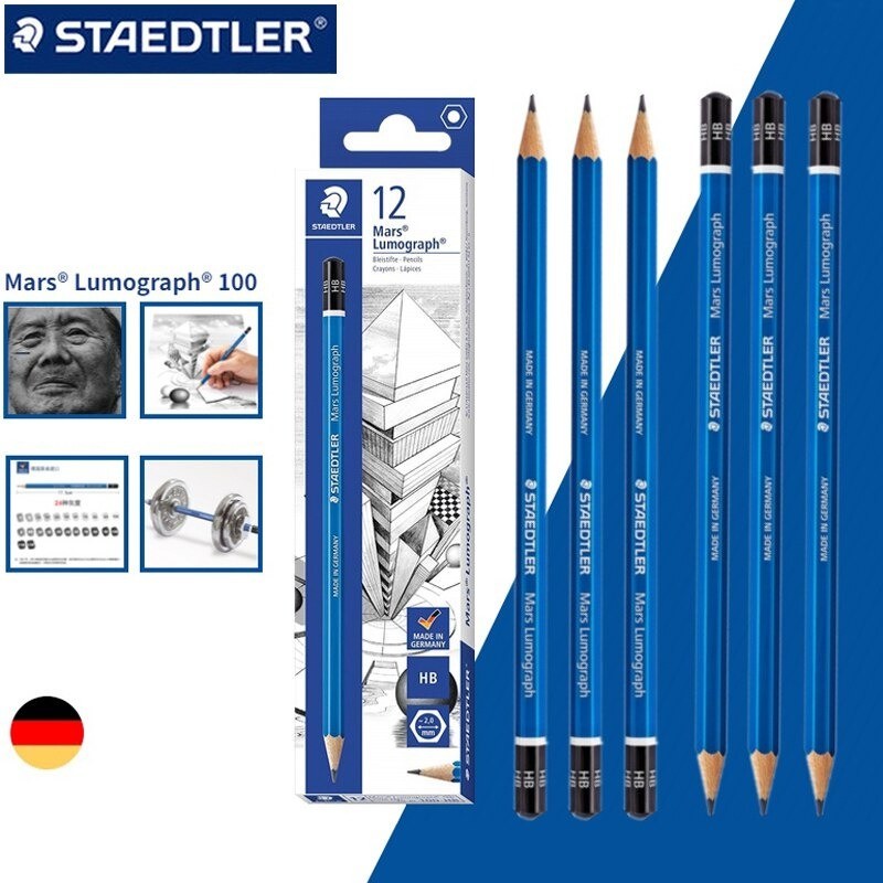 Bút chì gỗ Đức Staedtler 100 (màu xanh dương ) 17K một cái (100% nhập chính hãng nhé)