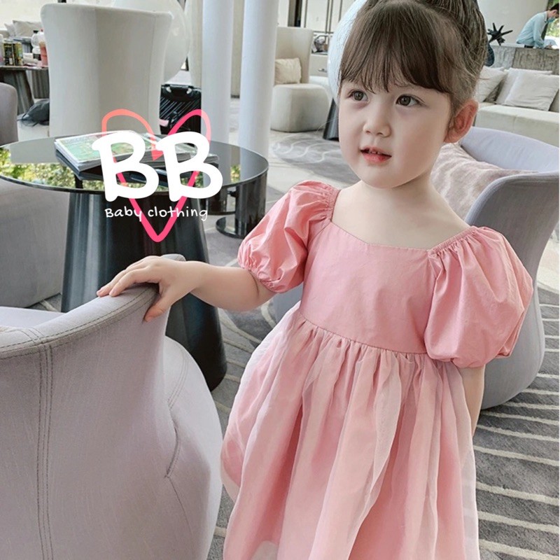 [SẴN] Đầm baby doll cho bé gái