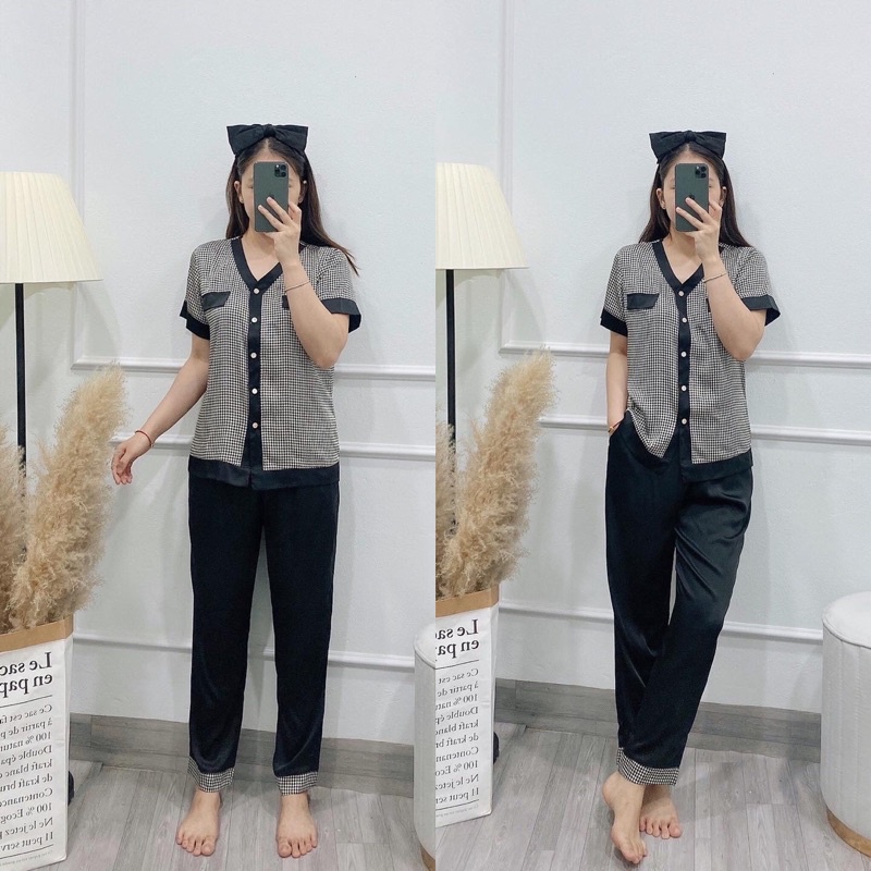 Set kẻ đen trắng
