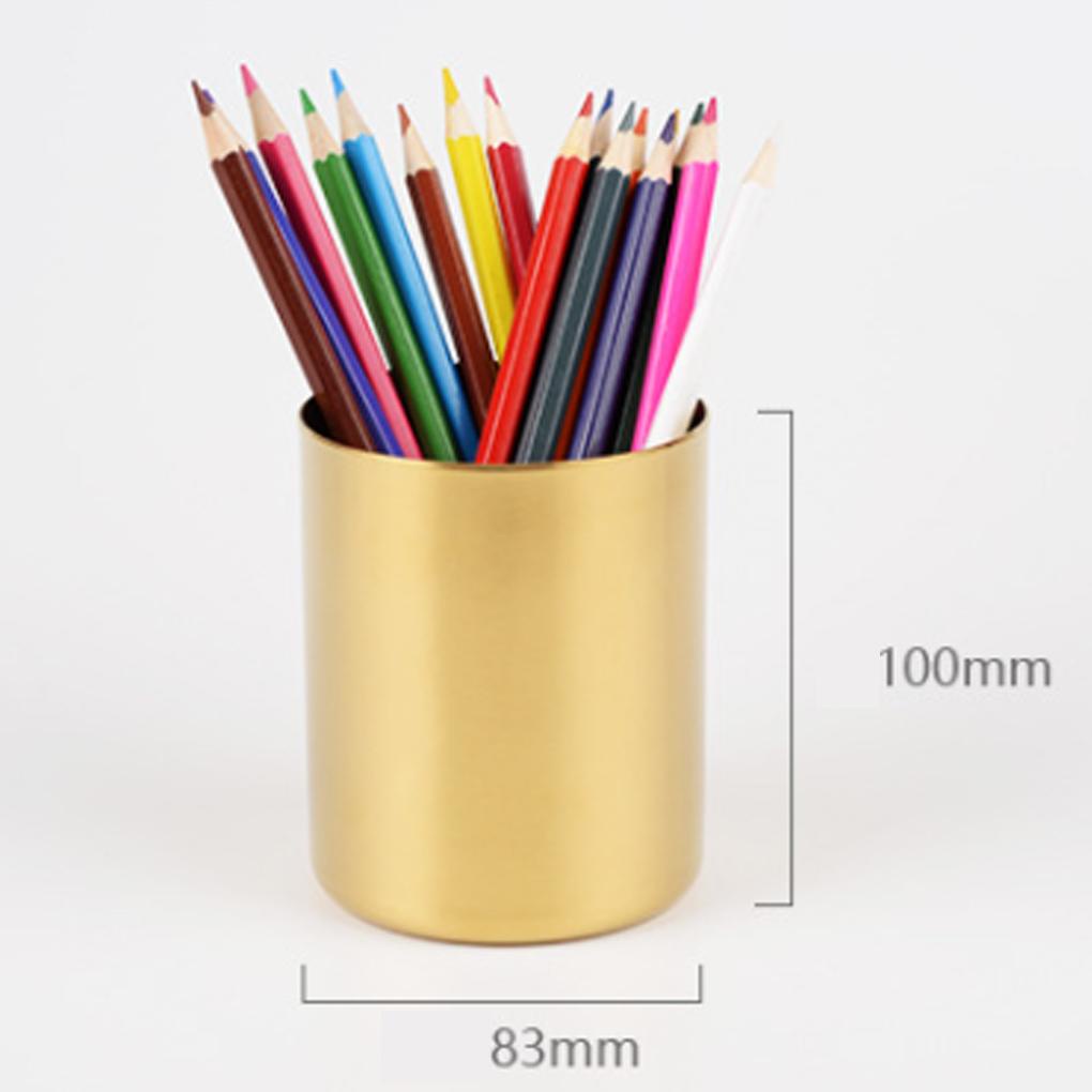 Giá Đỡ Cốc / Cọ Trang Trí Hình Tròn Màu Vàng Kim