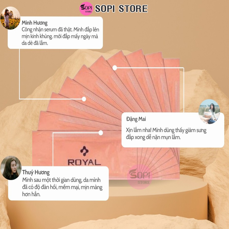 [Auth 100%] Serum nhau thai cuống rốn Royal Placenta, tinh chất dưỡng trắng cấp ẩm hoàng gia Nhật Bản - Sopi Store | BigBuy360 - bigbuy360.vn