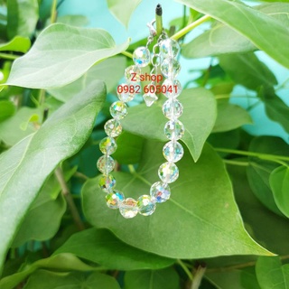 Lắc tay pha lê Áo hạt hình tròn 6ly,8ly,10ly cao cấp