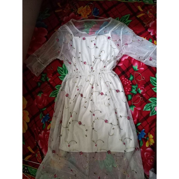 Váy body 2 dây đi chơi biển second hand